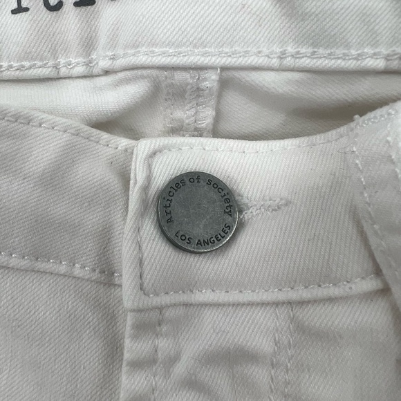 Articles Of Society White Skinny Jeans Size 25 Women’s - Picture 5 of 10
